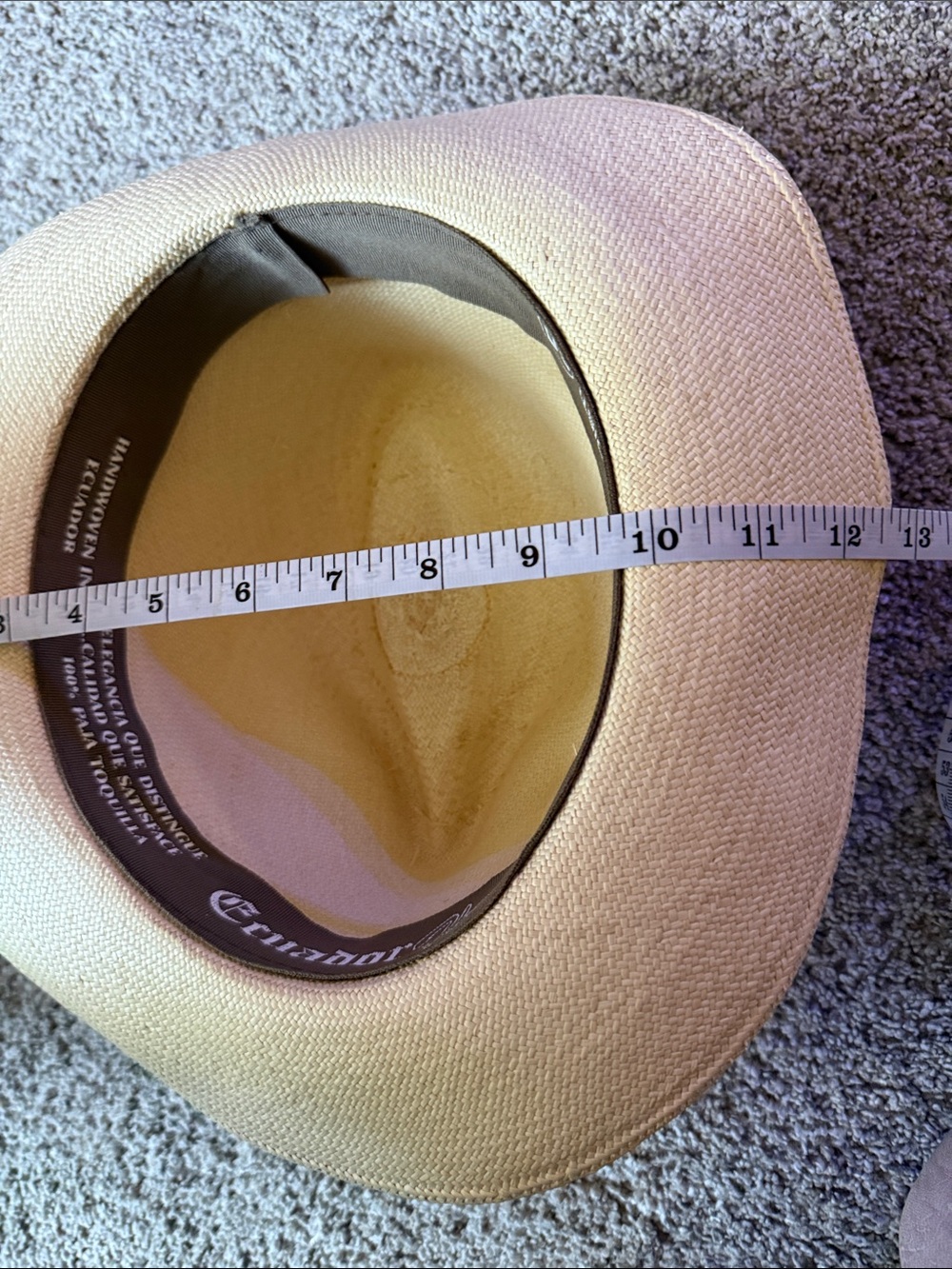 Montecristi 60-Hand Woven in Ecuador-Panama Hat-Cream - Picture 15 of 15